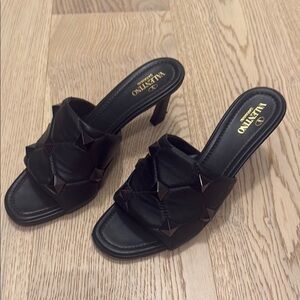 Valentino Black Studded Women's Heels